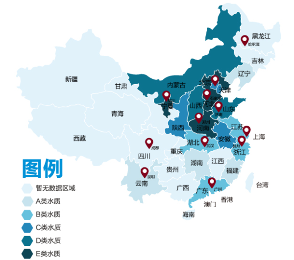 今后全國城市水質(zhì)將每年公布四次排行榜情況