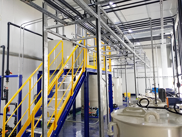 迪克森文具涂料廢水處理工程項目即將竣工