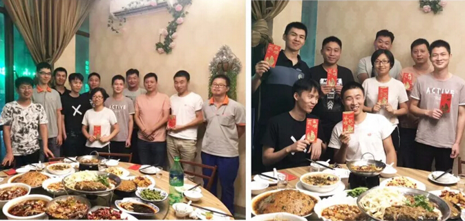 依斯倍環(huán)保聚餐活動歡聲笑語，還有紅包拿哦